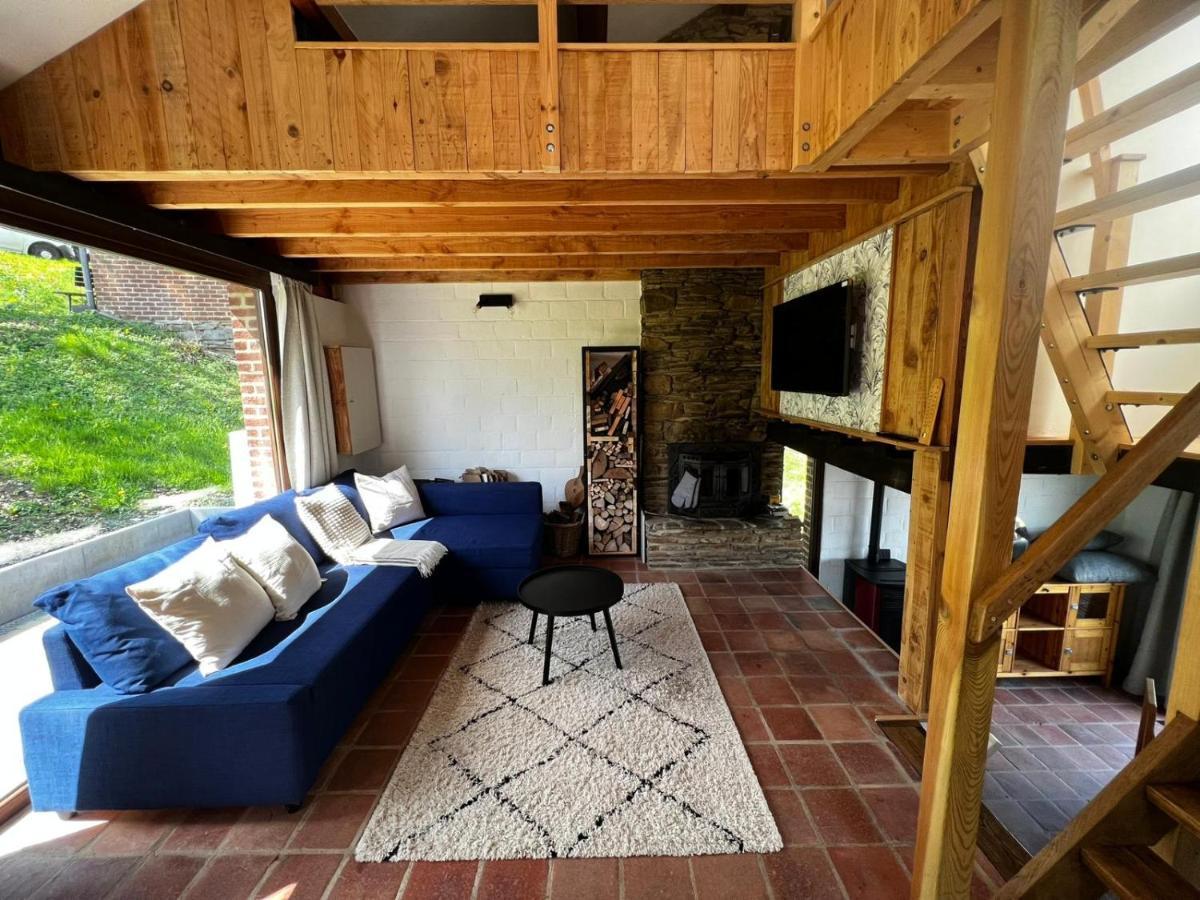 La Cabane D'Helie - Cottage En Pleine Foret - Domaine Du Bonsoy Hastiere-par-dela Kültér fotó